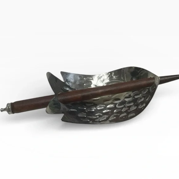 Narwhal Hair Fork Bun Holder Silver Wood Hair Stick Boho Updo Pin - Picture 4 of 5